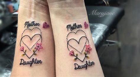 mutter tochter tattoo|mutter kinder tatou.